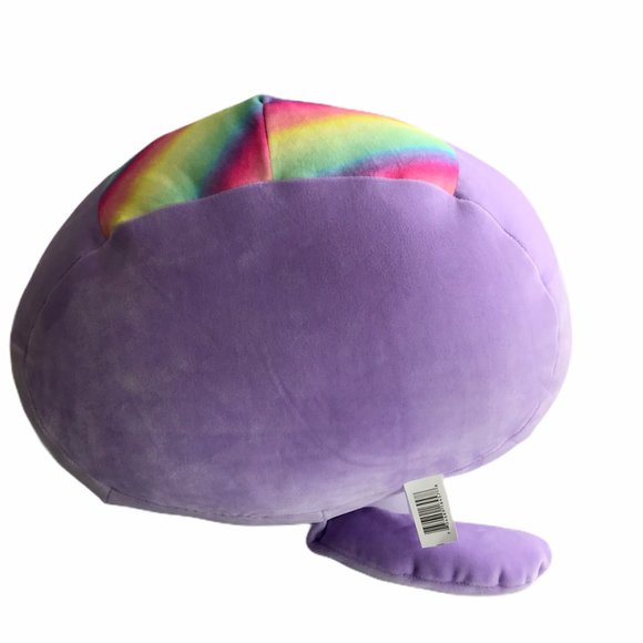 New NWT BIG Squishmallow 16" Cienna Rainbow Unicorn Cat Kitten Purple JUMBO - Picture 8 of 8